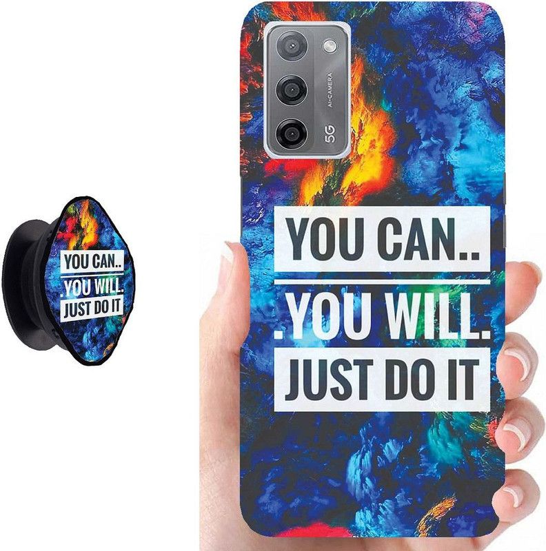 Zappy Back Cover for Oppo A16  (Multicolor, Cases with Holder, Pack of: 2)