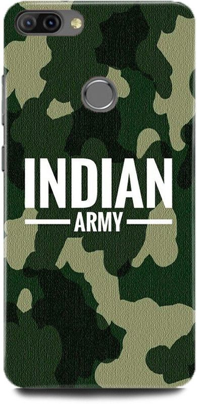 FRONK Back Cover for Infinix HOT 6 Pro, X608, INDIAN, ARMY, SOLDIER, MILITRY, FOJI  (Khaki, Hard Case, Pack of: 1)