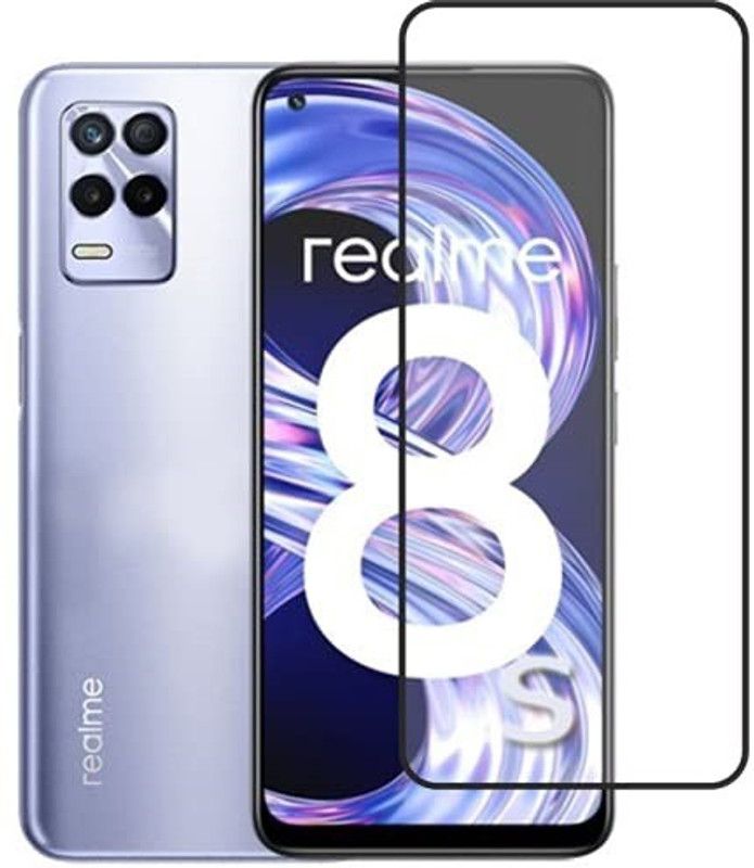 SMARTCASE Edge To Edge Tempered Glass for Realme 8s 5G  (Pack of 1)