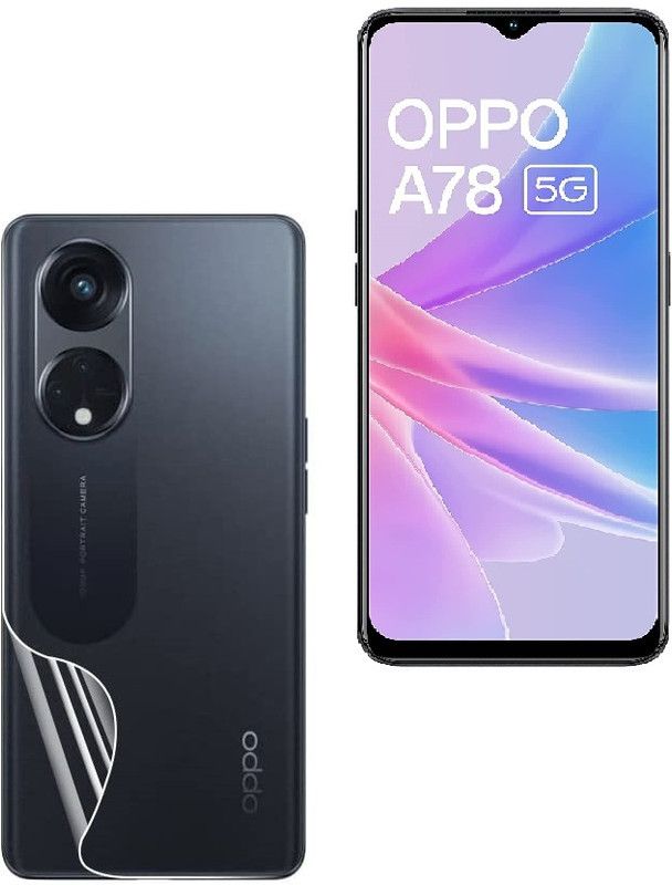 INFINITYWORLD Back Screen Guard for oppo A78 5G, OPPO A78 5G  (Pack of 1)