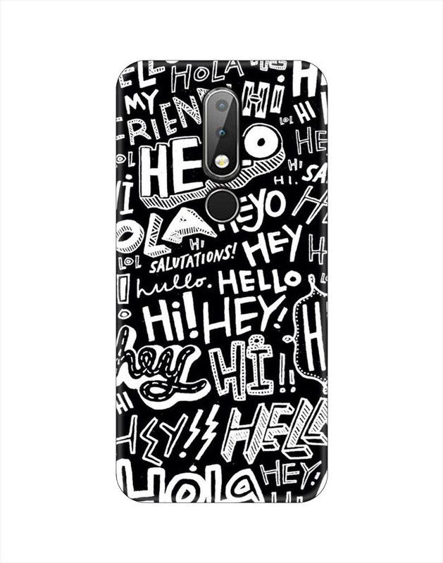 Smutty Back Cover for Nokia 6.1 Plus, TA-1099, TA-1103, TA-1083 - Wordart Print  (Multicolor, Hard Case, Pack of: 1)