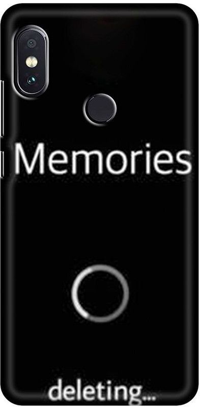 HELLO CASE Back Cover for Mi Redmi Note 5 Pro  (Black, White)