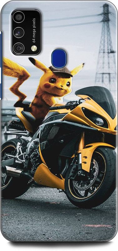 Afterglow Back Cover for SAMSUNG Galaxy F41 ANIME, BIKE, JOESYLAR, MOTOR, PIKACHU, POKEMON, YAMAHA, YAMAHAR1  (Multicolor, Shock Proof, Pack of: 1)