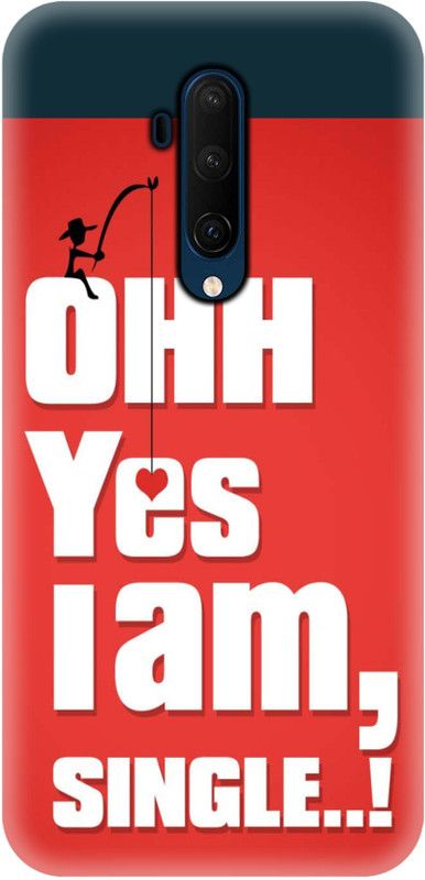Smutty Back Cover for OnePlus 7T Pro - Happy Single Print  (Multicolor, Hard Case, Pack of: 1)