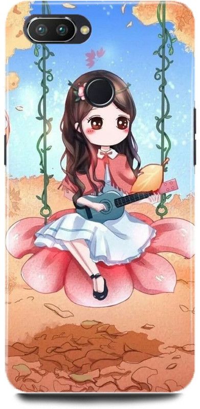 JUGGA Back Cover for Realme U1, GIRL, ANIME, BTS, LOVELY GIRL, CARTOON, CUTE GIRL, DOLL  (Blue, Hard Case, Pack of: 1)