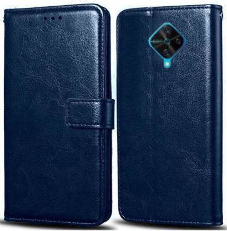 remktr Flip Cover for Vivo S1 Pro  (Blue, Dual Protection, Pack of: 1)