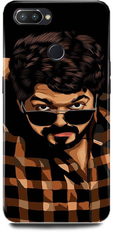 JUGGA Back Cover for OPPO F9, CPH1881, VIJAY, THALAPATHY, SOUTH, ACTOR, HERO, MASTER  (Black, Hard Case, Pack of: 1)