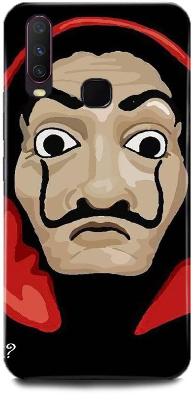 DIKRO Back Cover for VIVO Y12, 1904, MONEY, HEIST, WEB, SERIES, MASK, BELLA, CIAO  (Multicolor, Hard Case, Pack of: 1)