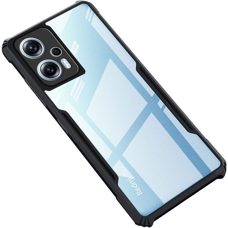 kursa hub Back Cover for REDMI K50i  (Black, Flexible, Pack of: 1)