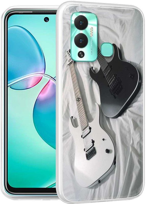eBoggy Back Cover for Infinix Hot 12 Play  (Grey, Silicon, Pack of: 1)