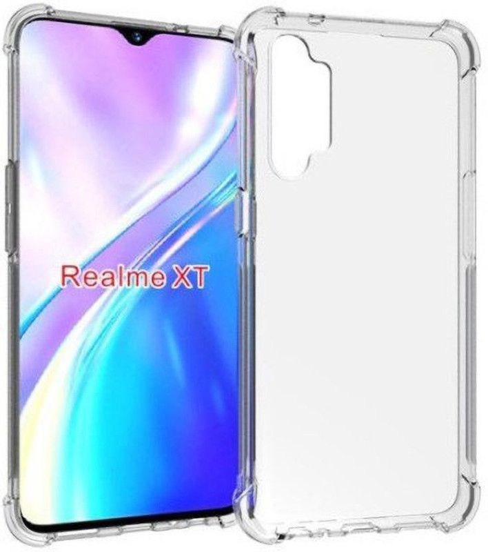S-Softline Bumper Case for Oppo Realme XT  (Transparent, Grip Case)