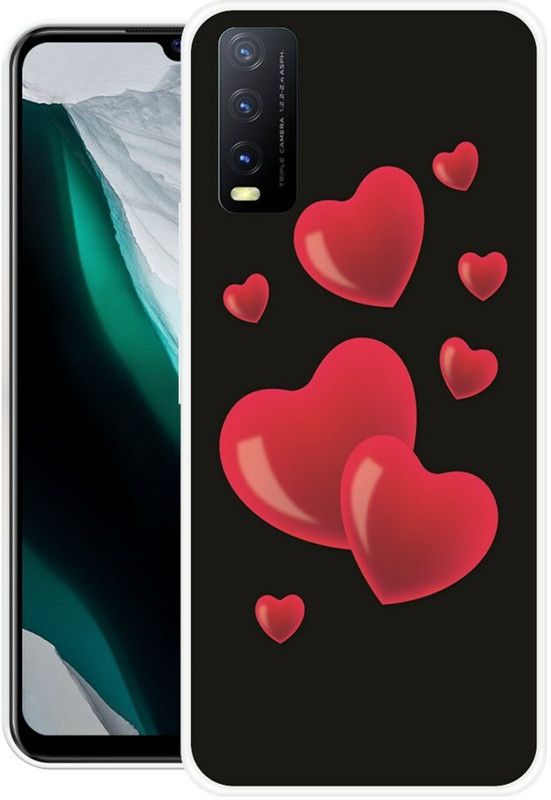 REALKING Back Cover for Vivo Y20A  (Multicolor, Grip Case, Silicon)