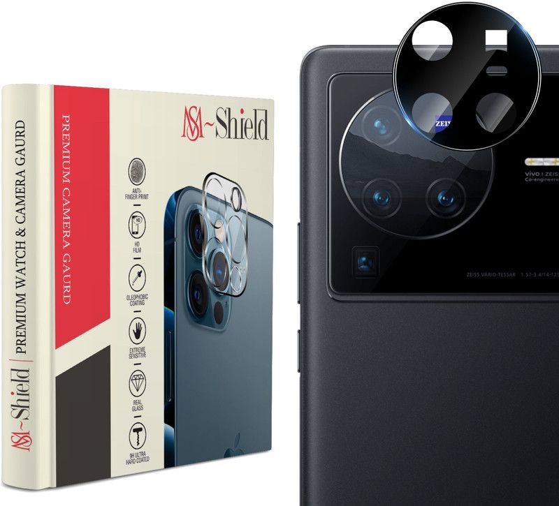 MS-Shield Back Camera Lens Glass Protector for Vivo X80 5G  (Pack of: 1)