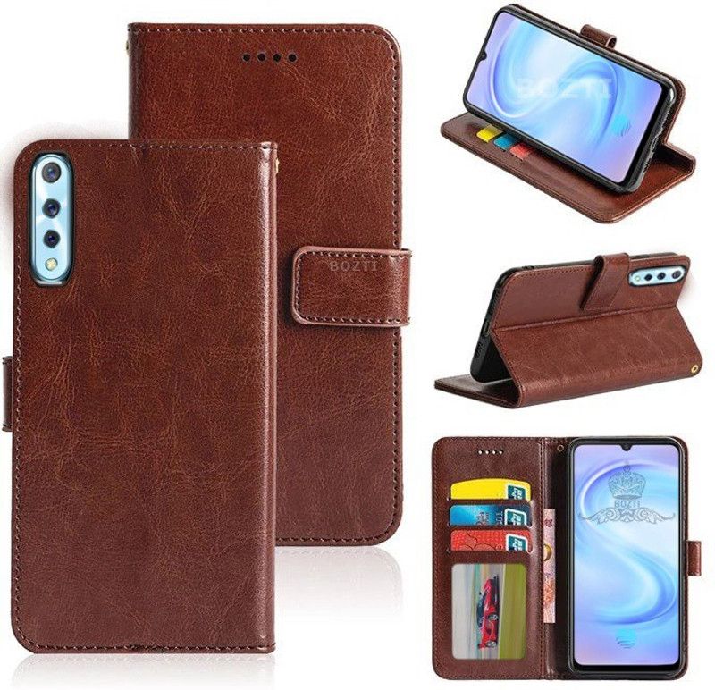 BOZTI Back Cover for Vivo S1  (Brown, Pack of: 1)