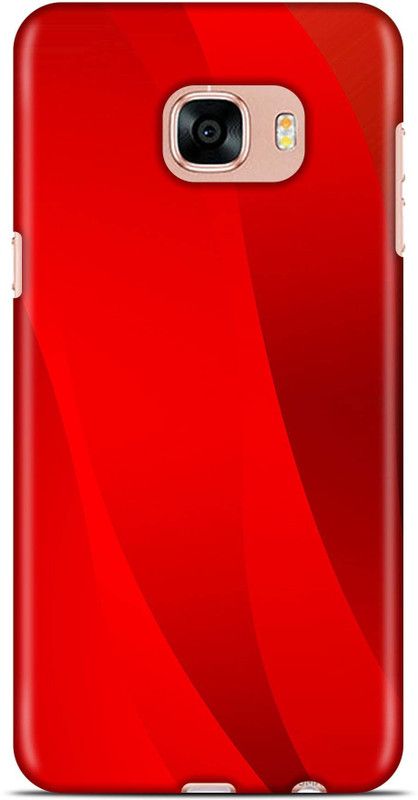 Sankee Back Cover for Samsung Galaxy C5  (Red, Hard Case)