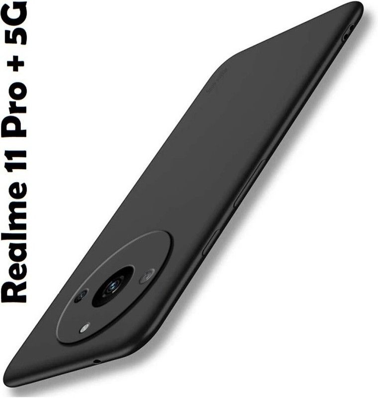 vizo Back Cover for Realme 11 Pro Plus  (Black, Grip Case, Pack of: 1)