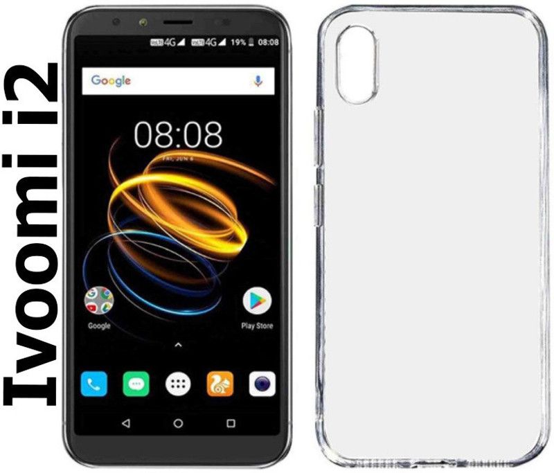 stroxy Back Cover for Ivoomi i2  (Transparent, Dual Protection, Silicon, Pack of: 1)