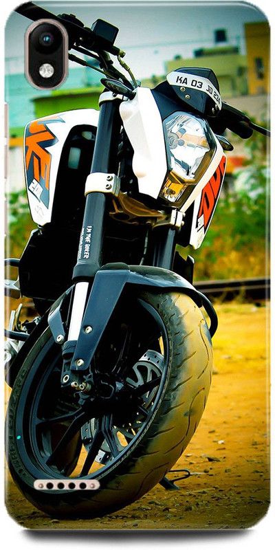 FRONK Back Cover for Infinix Smart 2, X5515, KTM, DUKE, BIKE, LOVER  (Yellow, Hard Case, Pack of: 1)