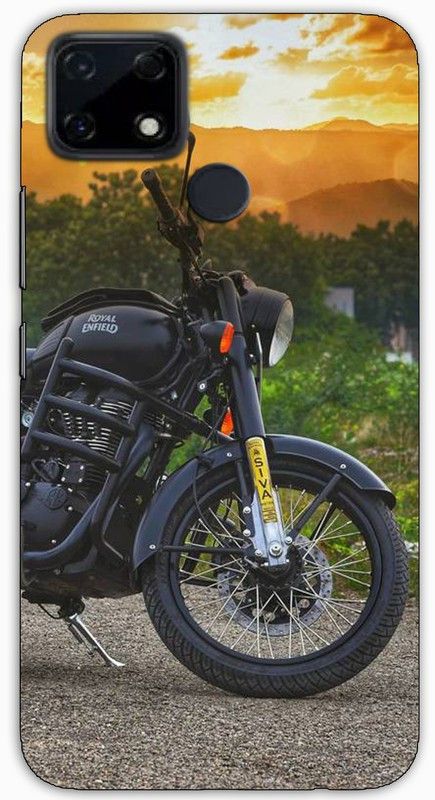 itrusto Back Cover for Realme C25 Royal Enfield PRINTED Back Cover  (Multicolor, Pack of: 1)