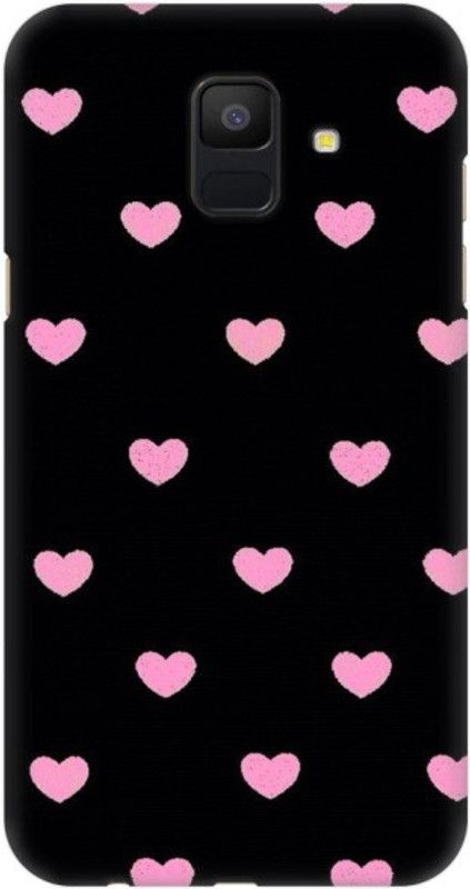 COBIERTAS Back Cover for Samsung Galaxy A6  (Pink, Black, Hard Case)