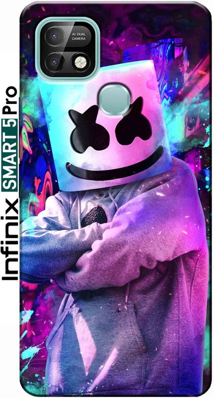 Rockerspot Back Cover for Infinix Smart 5 Pro 2640  (Multicolor, Flexible, Silicon, Pack of: 1)