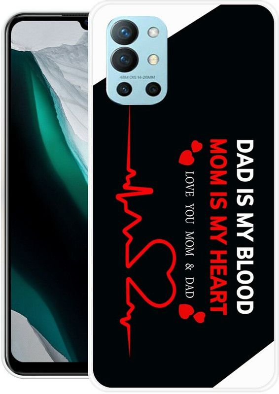 redfly Back Cover for OnePlus 9R  (Multicolor, Grip Case, Silicon)