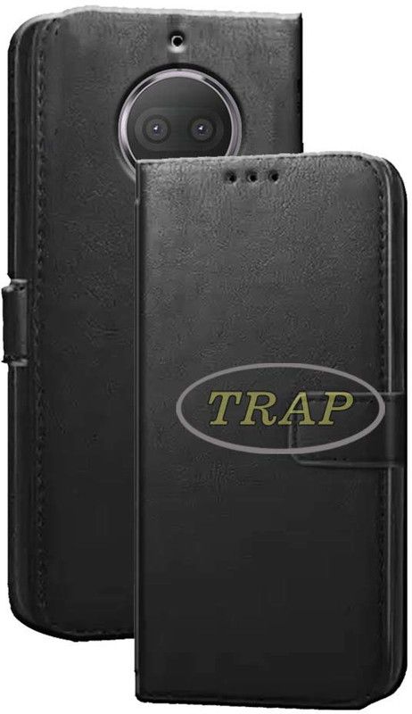 Trap Back Cover for Motorola Moto G5 Plus  (Black, Cases with Holder, Pack of: 1)