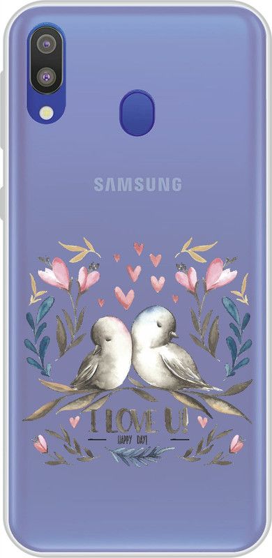 LoveCase Back Cover for Samsung Galaxy M20  (Multicolor, Dual Protection, Silicon, Pack of: 1)