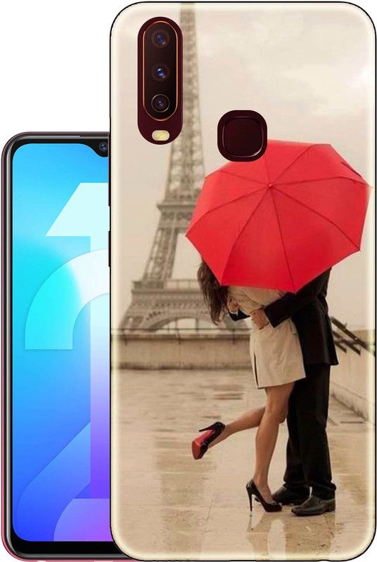 ONLITE Back Cover for Vivo Y12  (Beige, Shock Proof, Silicon, Pack of: 1)