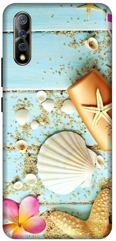 SSMORYA Back Cover for Vivo S1 Star Flowers Printed Back Cover  (Multicolor, Waterproof)