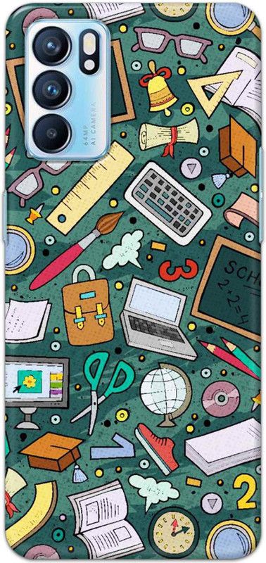 Casemaker Back Cover for Oppo Reno 6 5G  (Multicolor, Hard Case, Pack of: 1)