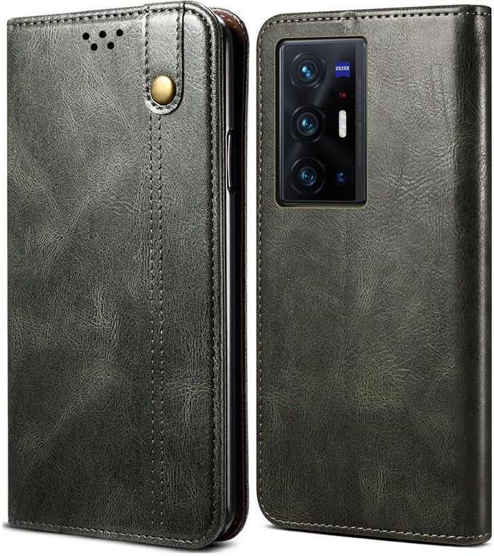 Bepak Flip Cover for Vivo X70 Pro+ / X70 Pro PLUS  (Green, Magnetic Case, Pack of: 1)