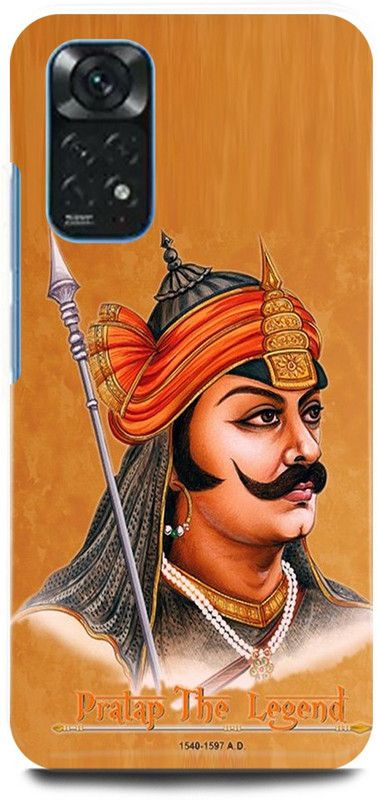 play fast Back Cover for Redmi Note 11S MAHARANA, PRATAP, HISTORY, KING, MEWAR  (Orange, Hard Case, Pack of: 1)