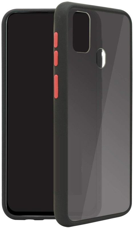 S-Line Back Cover for Samsung Galaxy M31 (Smoke Matte Finish Camera Protection)  (Black)
