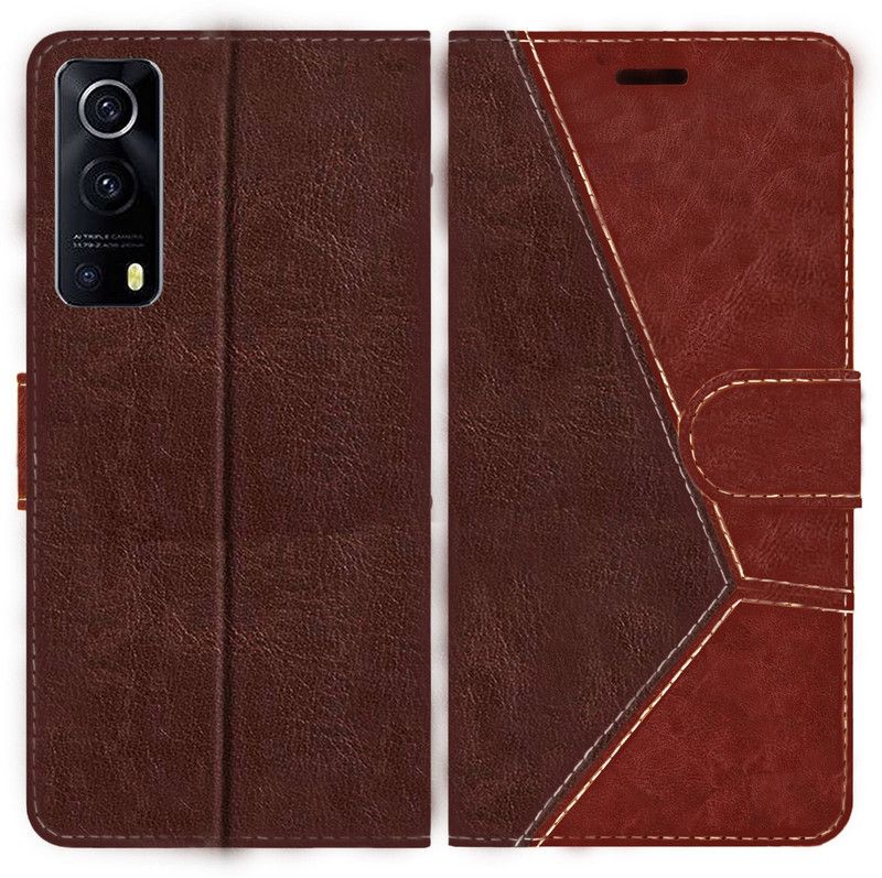 YOCOLOURS Back Cover for vivo Y53s,vivo Y51,vivo Y51A,vivo Y31 2020  (Brown, Pack of: 1)