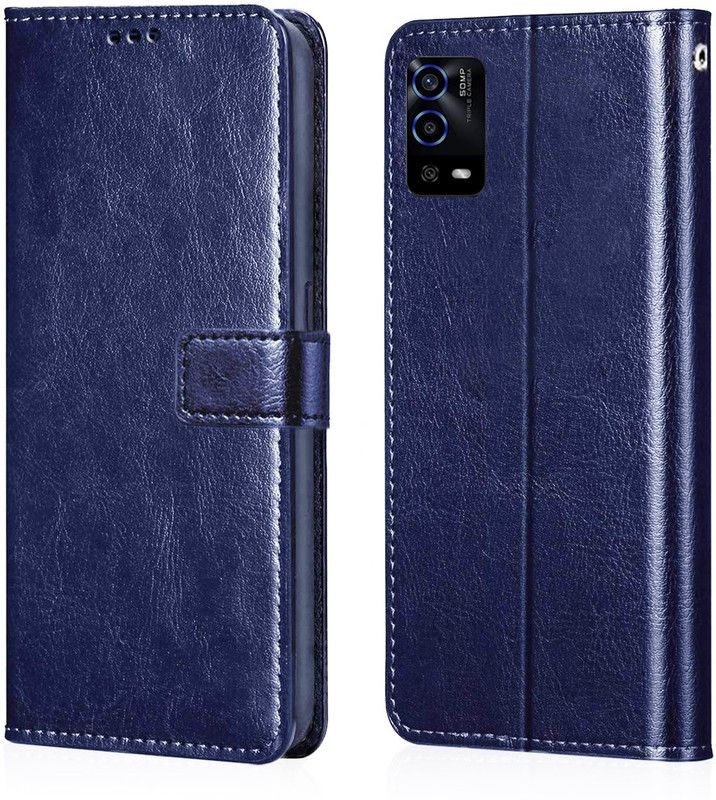 Woozy Back Cover for OPPO A55  (Blue, Pack of: 1)