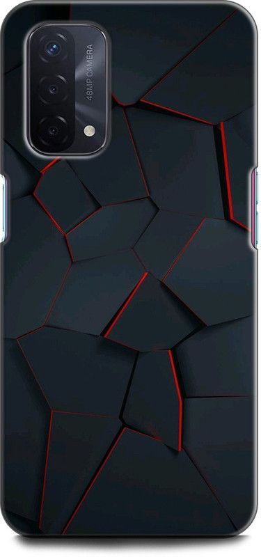 Afterglow Back Cover for Oppo A74 5G HEXAGONS, TILES, WOODEN, GRAY, ART  (Multicolor, Shock Proof, Pack of: 1)