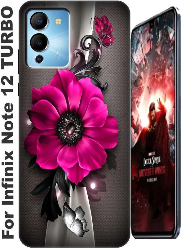 stroxy Back Cover for Infinix Note 12 Turbo 2772  (Maroon, Anti-radiation, Silicon, Pack of: 1)