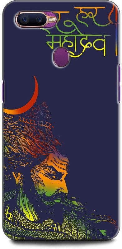 KEYCENT Back Cover for OPPO A7, CPH1901 SHIVJI, LORD SHIVA, MAHADEV, BHOLENATH, GOD  (Multicolor, Shock Proof, Pack of: 1)