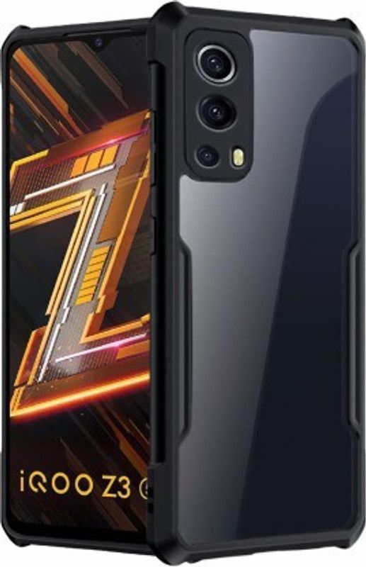 Cermarise Back Cover for iQ00 Z3 5G  (Black, Camera Bump Protector, Pack of: 1)