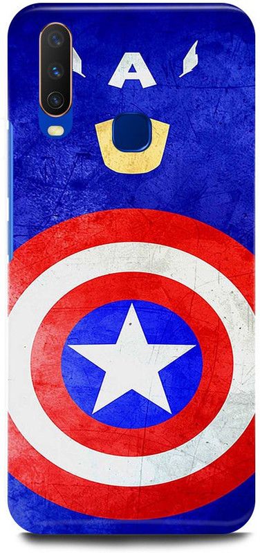 FUGGA Back Cover for Vivo Y12, 1904, CAPTAIN, AMERICA, AVENGER, AVENGERS, SOLDIER  (Multicolor, Hard Case, Pack of: 1)