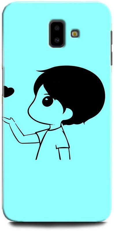 WallCraft Back Cover for SAMSUNG Galaxy J6 Plus BOY, LOVE, HEART, ANIME, CARTOON, CUTE, FUNNY  (Multicolor, Dual Protection, Pack of: 1)
