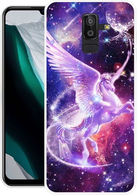 SHIVKUDI Back Cover for Samsung Galaxy J8, Samsung J8  (Multicolor, Grip Case, Silicon)