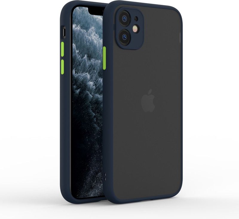 SAPCASE Back Cover for iPhone 11  (Blue, Shock Proof, Pack of: 1)
