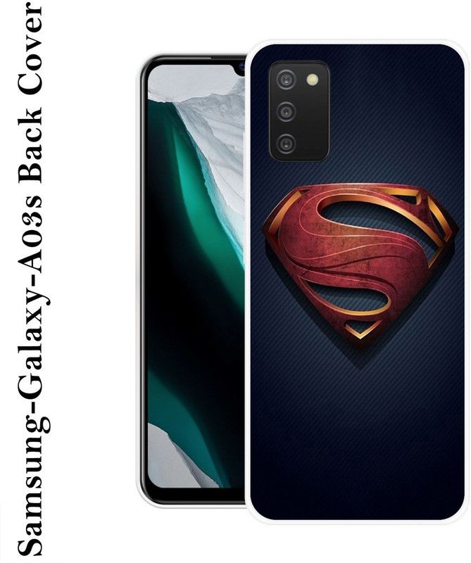 SHIVKUDI Back Cover for Samsung Galaxy A03s  (Blue, Maroon, Silicon)