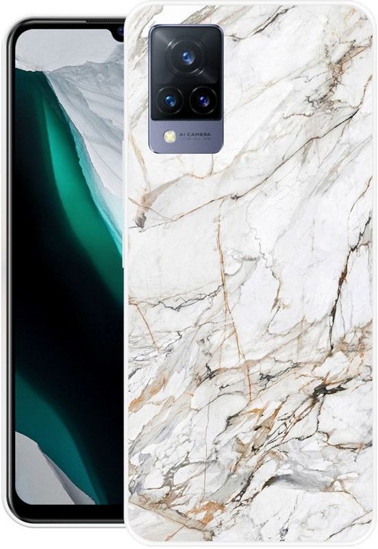 Krtagy Back Cover for Vivo V21 5G  (Multicolor, Dual Protection, Silicon)