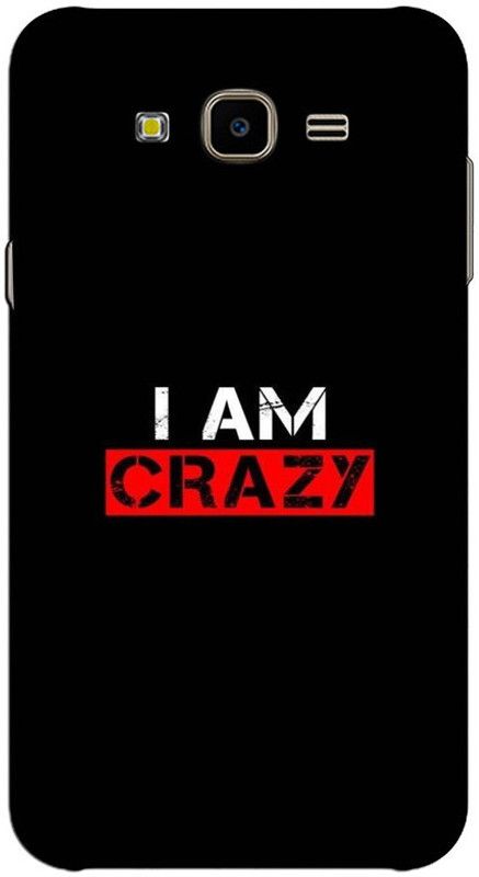 CROKIAN Back Cover for Samsung Galaxy J7 Nxt I am crazy Back Cover  (Multicolor, Hard Case, Pack of: 1)