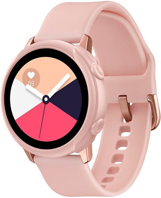 Spigen Front & Back Case for Samsung Galaxy Watch Active (40mm)  (Pink, Shock Proof, Pack of: 1)