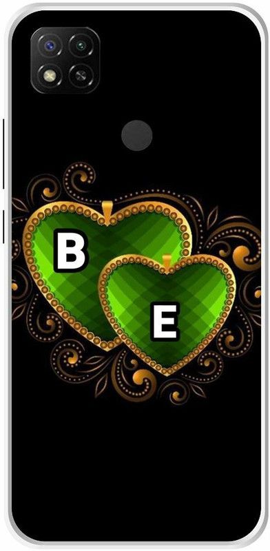 ThePrintlink Back Cover for Redmi 9C, B E, B LOVE E, B E NAME, B E ALPHABET, LOVE  (Multicolor, Shock Proof, Pack of: 1)