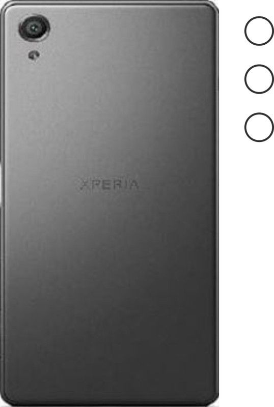 CHAMBU Back Camera Lens Glass Protector for Sony Xperia X Performance  (Pack of: 3)